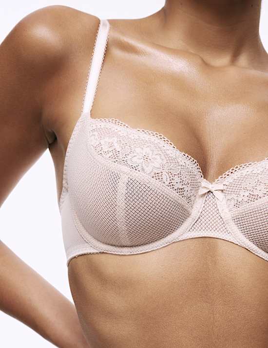 Jasmine Lace Wired Balcony Bra A-E