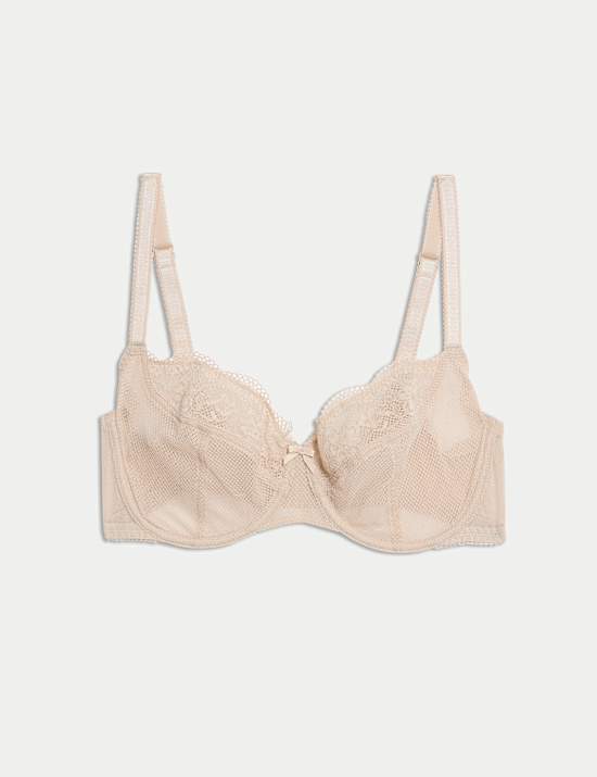 Jasmine Lace Wired Balcony Bra A-E
