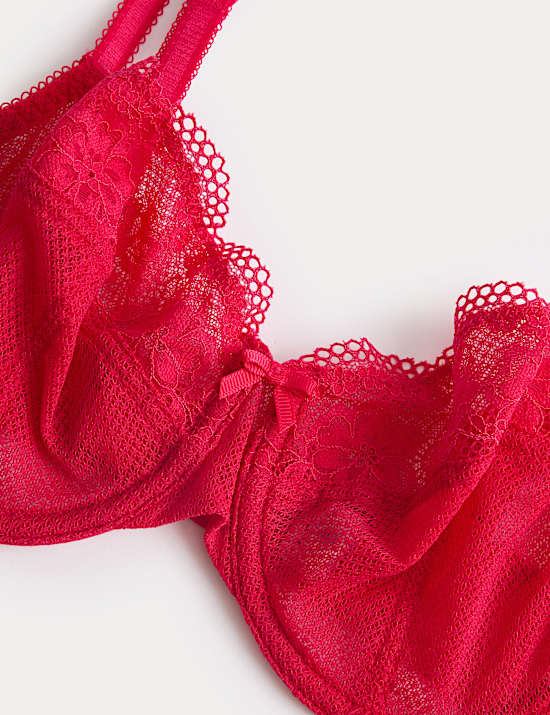 Jasmine Lace Wired Balcony Bra A-E