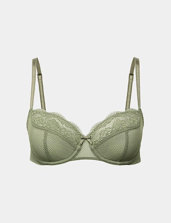Jasmine Lace Wired Balcony Bra A-E