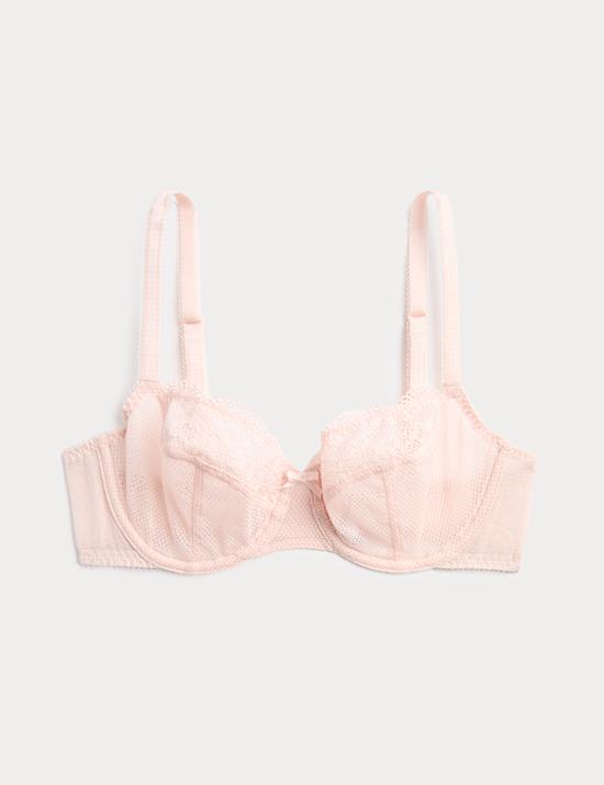 Jasmine Lace Wired Balcony Bra A-E