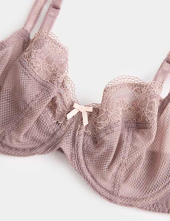 Jasmine Lace Wired Balcony Bra A-E