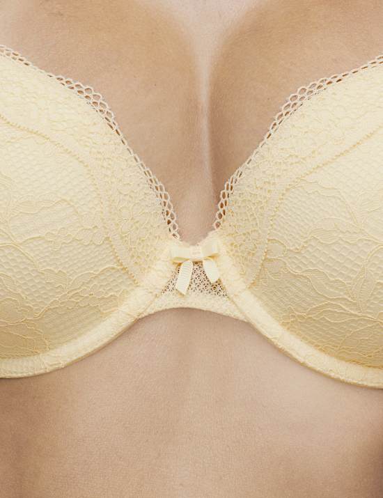 2 Pack Jasmine Lace Wired Demi Cup Bras (A-E)