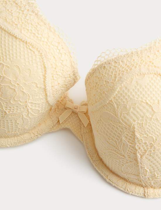 2 Pack Jasmine Lace Wired Demi Cup Bras (A-E)