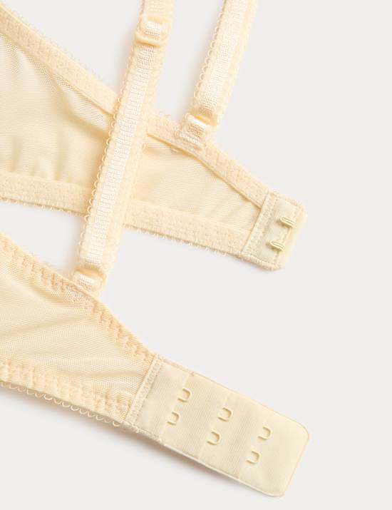 2 Pack Jasmine Lace Wired Demi Cup Bras (A-E)