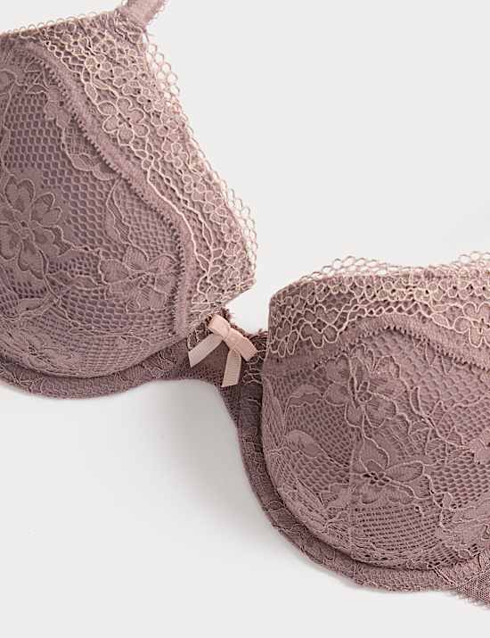 מארז 2 חזיות תחרה Jasmine עם ברזלים וחצי קאפ (מידות A-E)