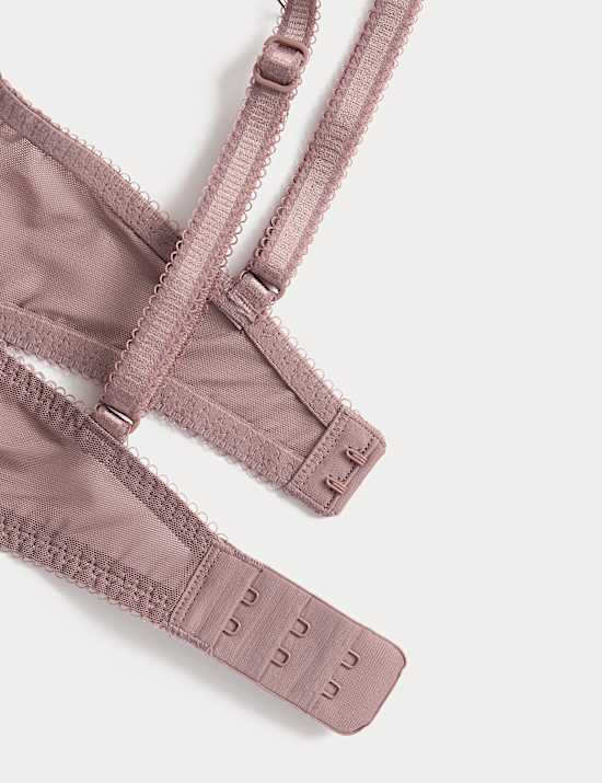 מארז 2 חזיות תחרה Jasmine עם ברזלים וחצי קאפ (מידות A-E)