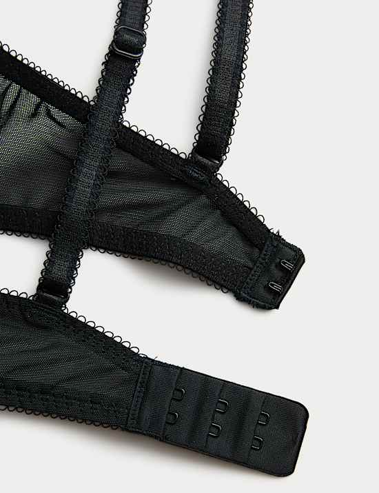 2 Pack Jasmine Lace Wired Demi Cup Bras (A-E)