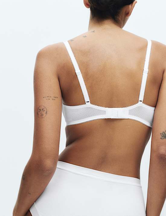 Jasmine Lace Wired Demi Cup Bra (A-E)