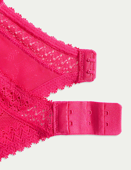 Sujetador balconette con aros y encaje Flexifit™ para copa A-E