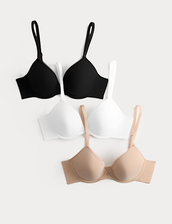 3er-Pack Plunge-BHs mit B&uuml;gel (A&ndash;E)