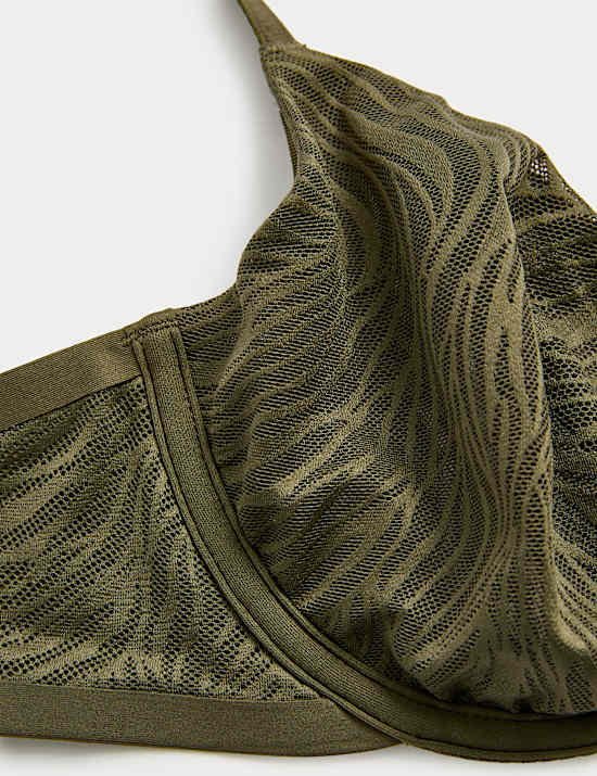 Soutien-gorge &agrave; armatures en dentelle &agrave; demi-bonnets A &agrave; E