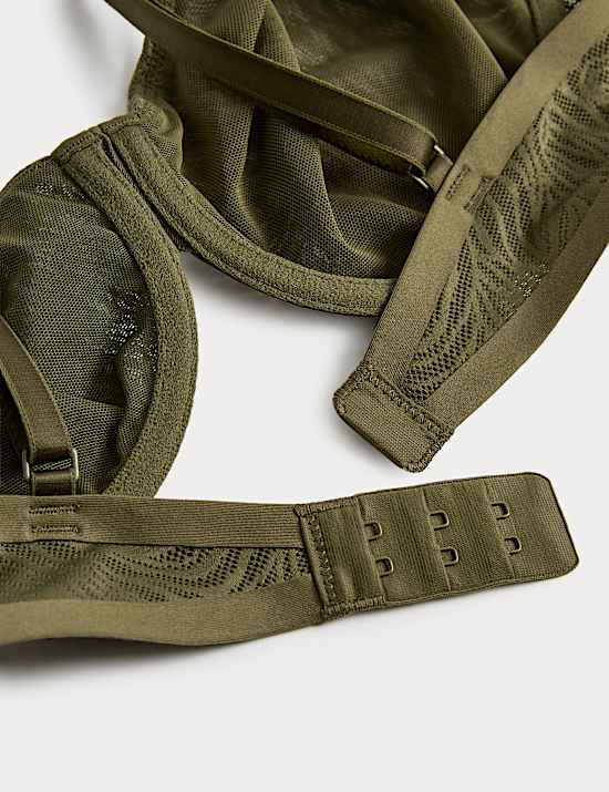 Soutien-gorge &agrave; armatures en dentelle &agrave; demi-bonnets A &agrave; E