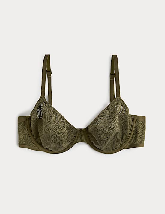 Soutien-gorge &agrave; armatures en dentelle &agrave; demi-bonnets A &agrave; E