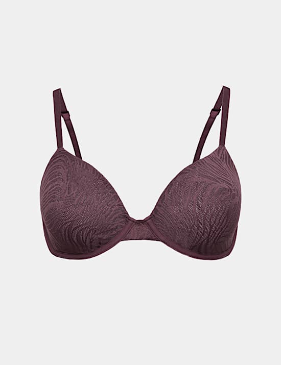 Body Lace Wired Demi Cup Bra A-E