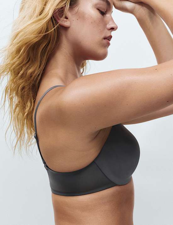 Body Invisibles&trade; Padded Wired Demi Cup Bra A&ndash;E