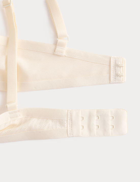 Body Lace Wired Demi Cup Bra (A-E)