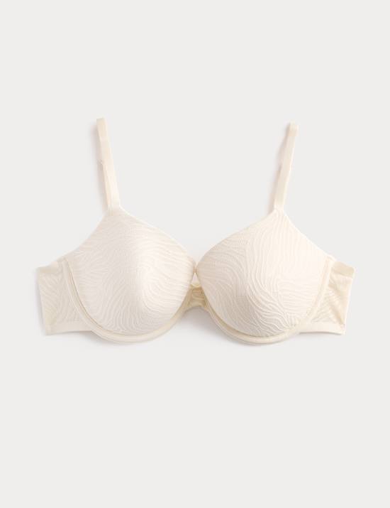 Body Lace Wired Demi Cup Bra (A-E)