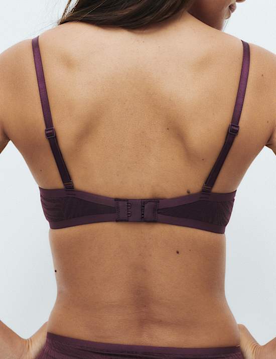 Body Lace Wired Demi Cup Bra A-E