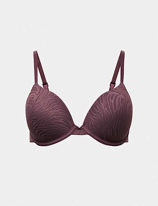 Body Lace Wired Demi Cup Bra A-E