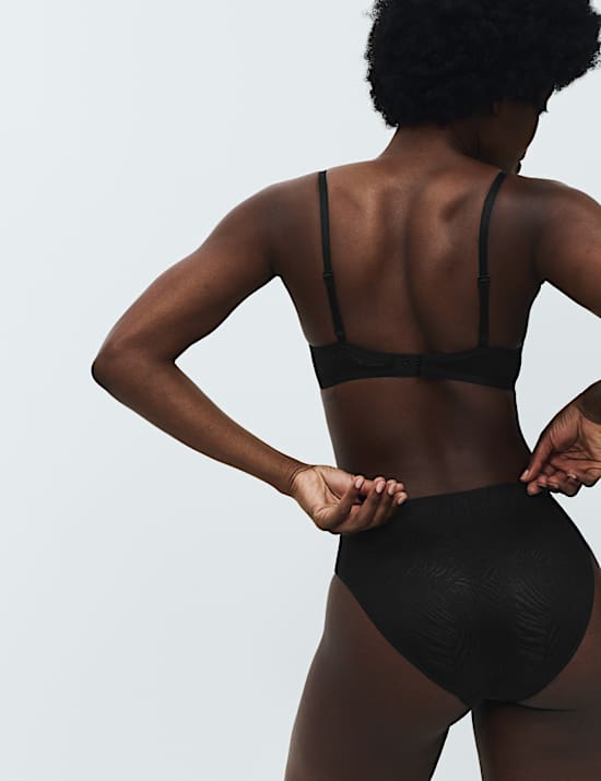 Body Lace Wired Demi Cup Bra (A-E)