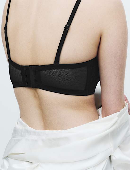 2 Pack Jasmine Lace Wired Strapless Bras (A-E)