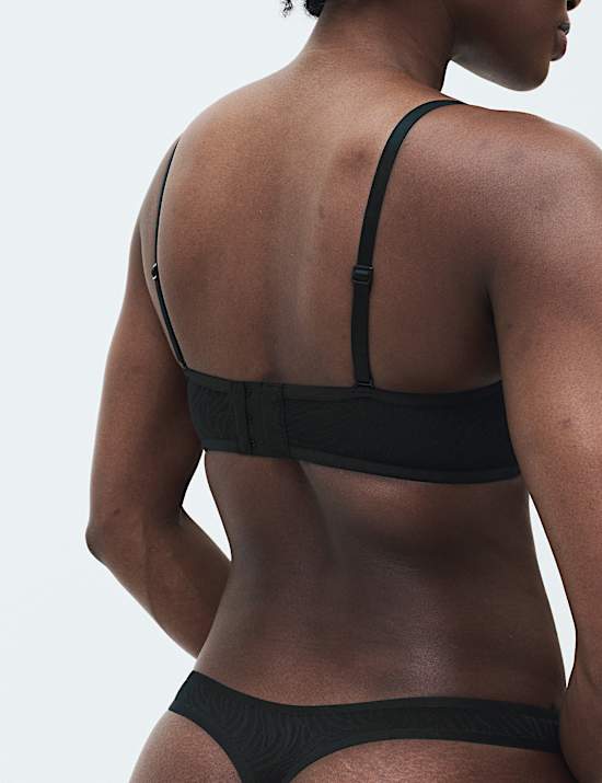 Body Lace Wired Strapless Bra (A-E)