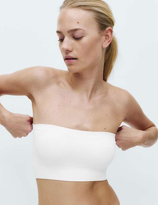 Nahtloser Bandeau-BH ohne B&uuml;gel