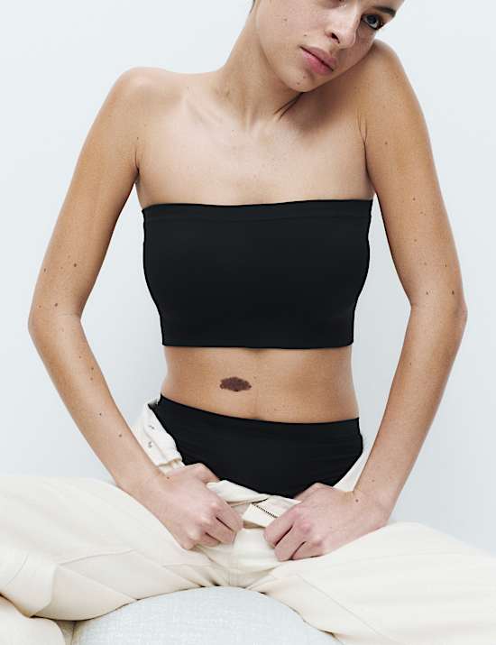 Soutien-gorge bandeau sans couture et sans armature