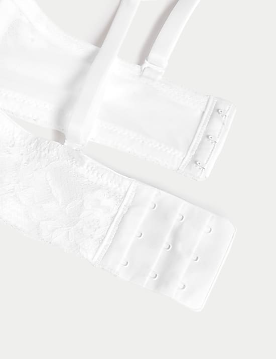 Lace Wired Strapless Bandeau Bra A-E