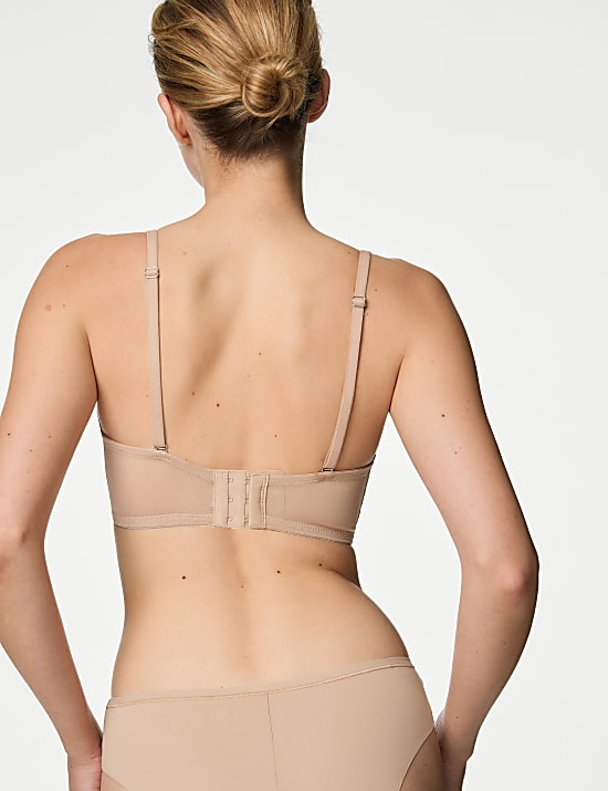 Lace Wired Strapless Bra A-E