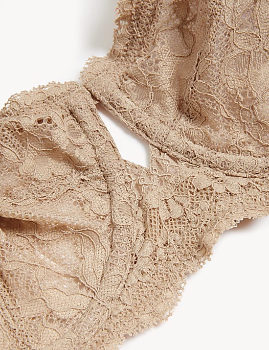 Lace Wired Strapless Bra A-E