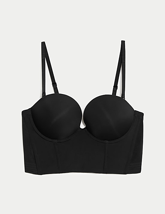 Body Define&trade; Low Back Wired Push Up Bra A-E