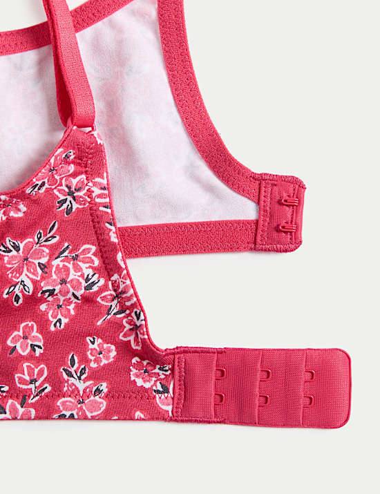 3pk Cotton Rich Non Wired T-Shirt Bras (A-E)