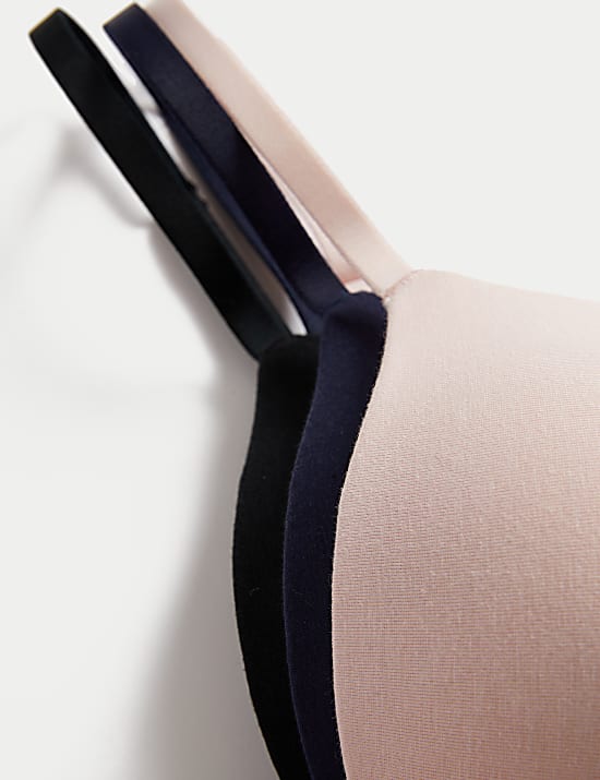 Σουτιέν T-shirt A-E χωρίς μπανέλα, σετ των 3