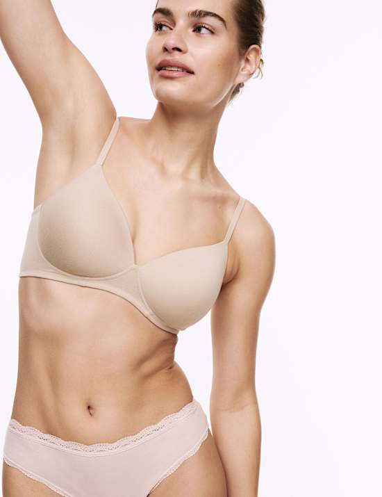 3pk Non Wired T-Shirt Bras A-E