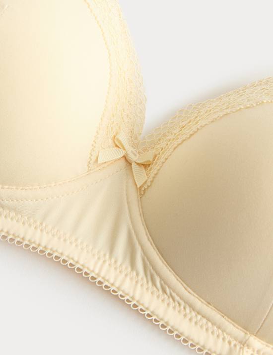 Soutien-gorge sans armature en dentelle jasmine, bonnets embo&icirc;tants A &agrave; E
