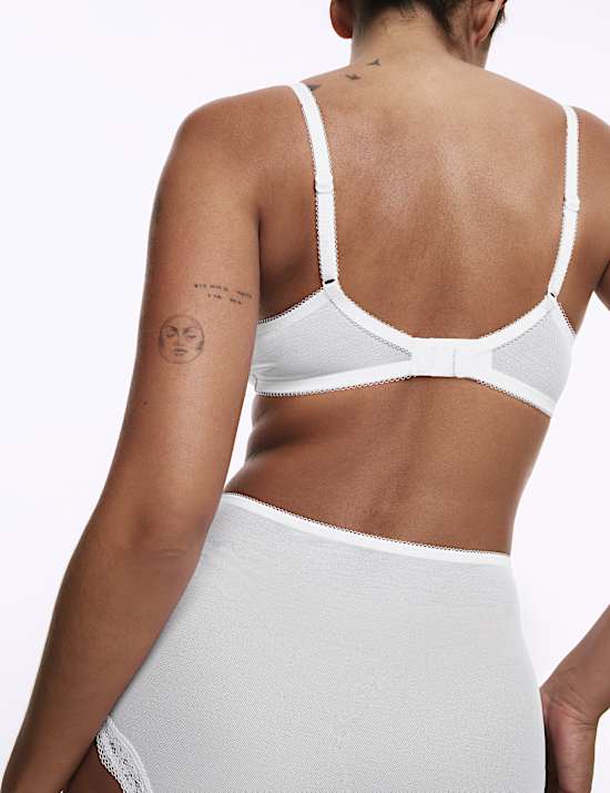 Soutien-gorge sans armature en dentelle jasmine, bonnets emboîtants A à E