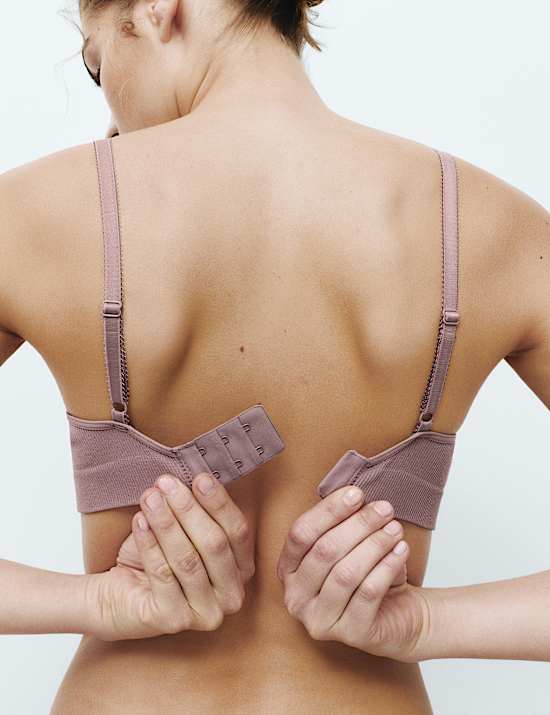 Jasmine Lace Seamfree Non Wired Plunge Bra (A-E)