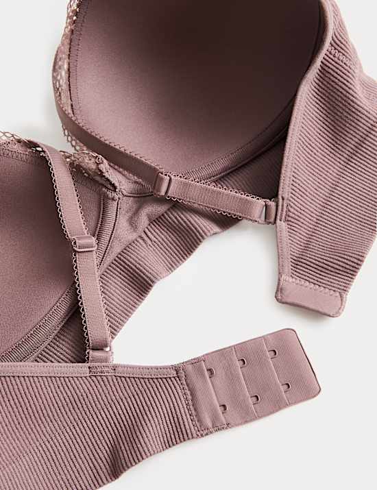 Jasmine Lace Seamfree Non Wired Plunge Bra (A-E)