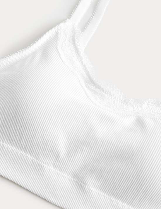 Jasmine Lace Non Wired Seamfree Crop Top