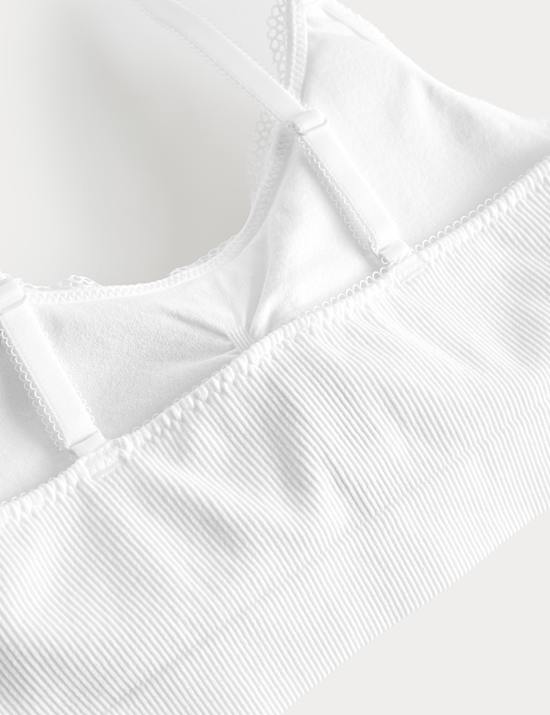 Jasmine Lace Non Wired Seamfree Crop Top