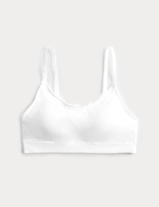 Jasmine Lace Non Wired Seamfree Crop Top