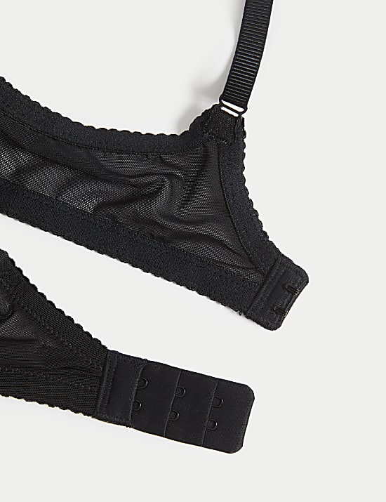 Lace Trim Non-Wired T-Shirt Bra (A-E)