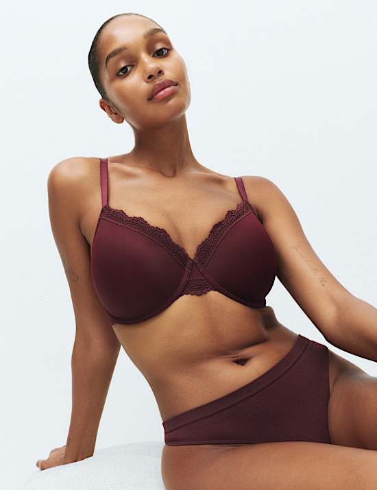 3pk Wired Full Cup Bras F-H
