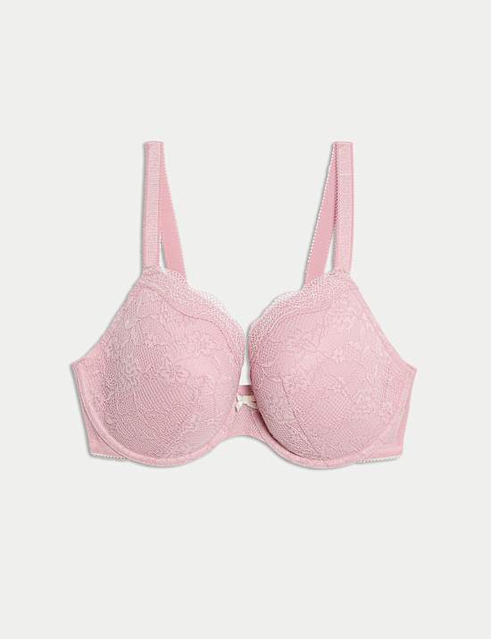 Jasmine Lace Wired Plunge Bra F-H
