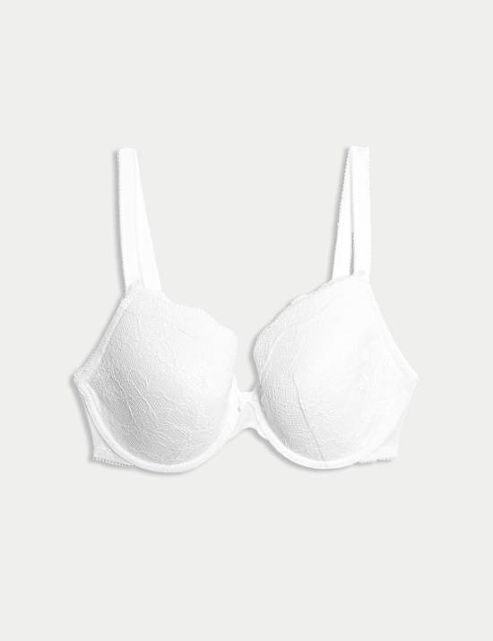 Jasmine Lace Wired Plunge Bra F-H