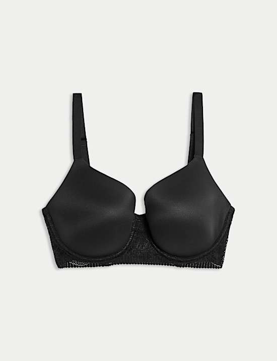 חזיית טי-שירט Body Soft™‎ עם קאפ מלא וברזלים במידות F-H