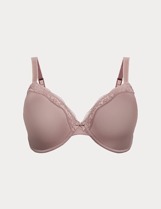 Jasmine Lace Sheer Wired Full Cup Bra (F-H)