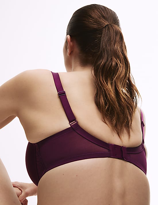 3pk Padded Wired Plunge Bras F-H